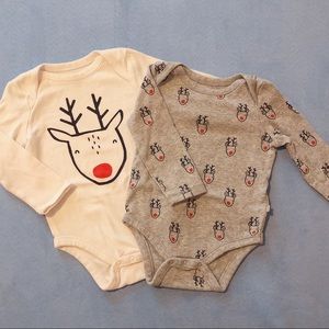 Gap reindeer Onesie Bundle